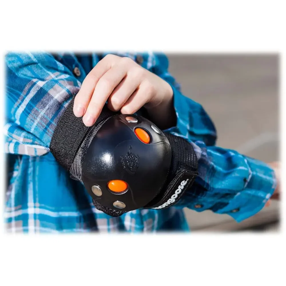 Mongoose BMX Bike Gel Knee Elbow Pad Set Youth Kids Skateboard Protective Gear